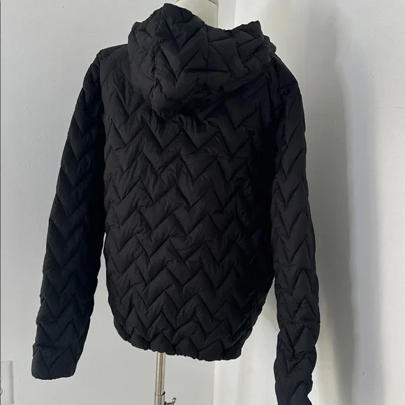 K.Way Marten Light Hooded Thermo Black Jacket Size XL
